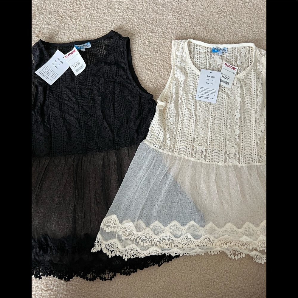 Lace tanks